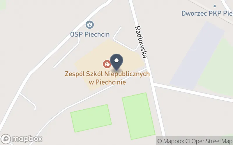 Lokalizacja: Zespół Szkół Niepublicznych w Piechcinie
