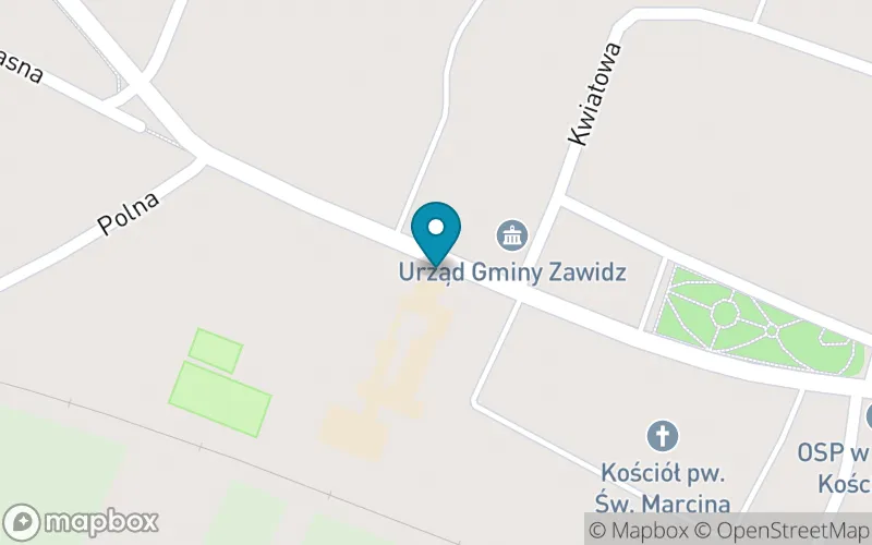 Lokalizacja: Szkoła Podstawowa w Zawidzu Kościelnym