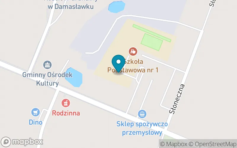 Lokalizacja: Szkoła Podstawowa w Damasławku