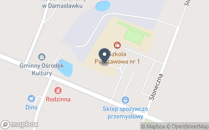 Lokalizacja: Zespół Szkół Powszechnych im. Pierwszych Piastów w Damasławku