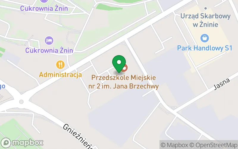 Lokalizacja: Przedszkole Miejskie nr 2 im. Jana Brzechwy w Żninie