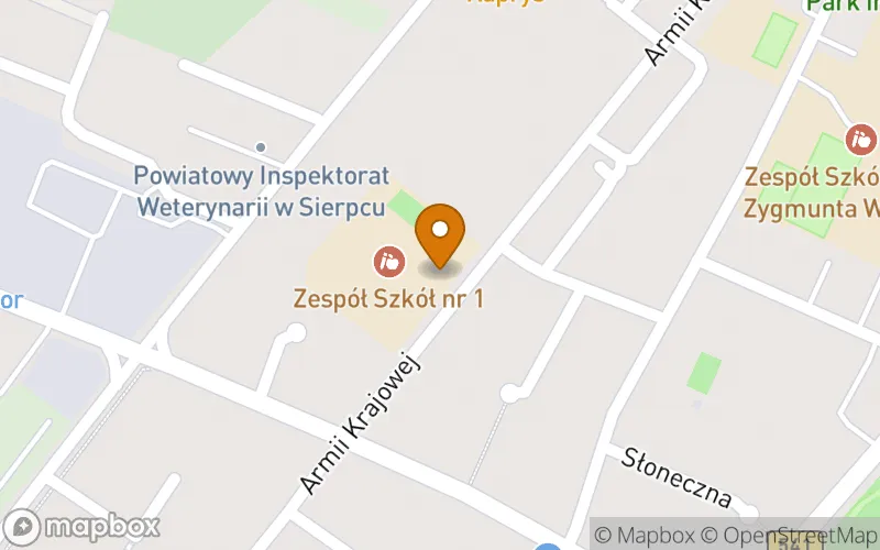 Lokalizacja: Szkoła Policealna w Zespole Szkół nr 1 w Sierpcu