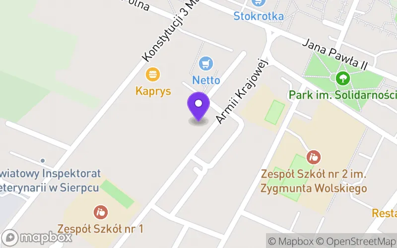 Lokalizacja: Społeczna Szkoła Muzyczna II St. w Sierpcu