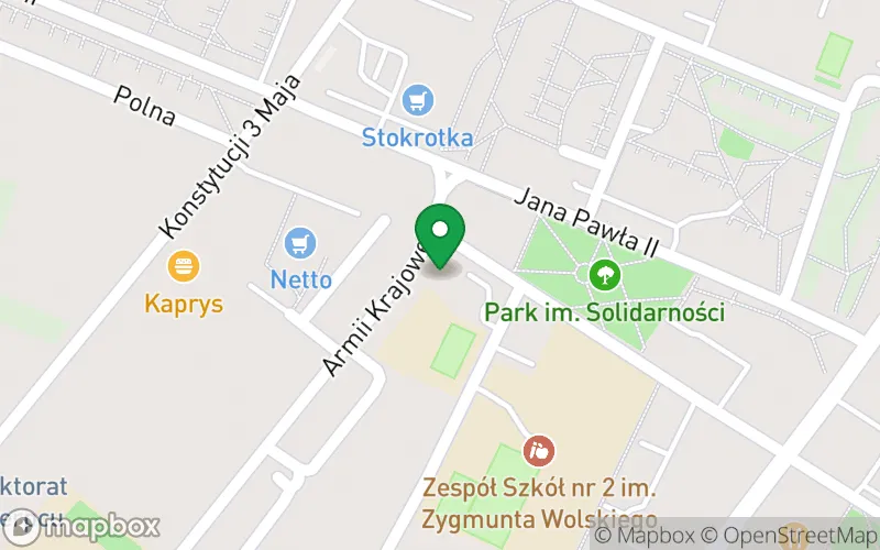 Lokalizacja: Przedszkole Specjalne w Specjalnym Ośrodku Szkolno-Wychowawczym w Sierpcu