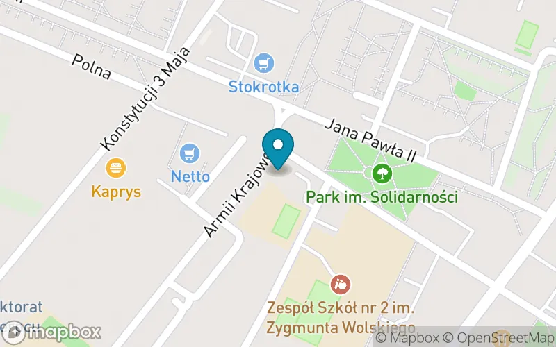Lokalizacja: Szkoła Podstawowa Specjalna nr 4 im. Marii Konopnickiej w Specjalnym Ośrodku Szkolno-Wychowawczym w Sierpcu