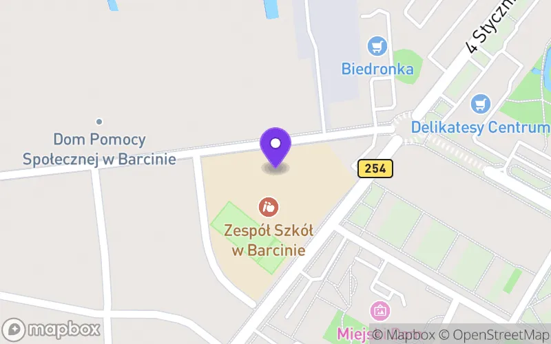 Lokalizacja: Liceum Ogólnokształcace w Barcinie