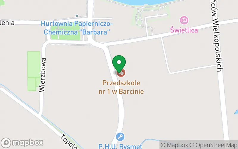 Lokalizacja: Przedszkole nr 1 w Barcinie