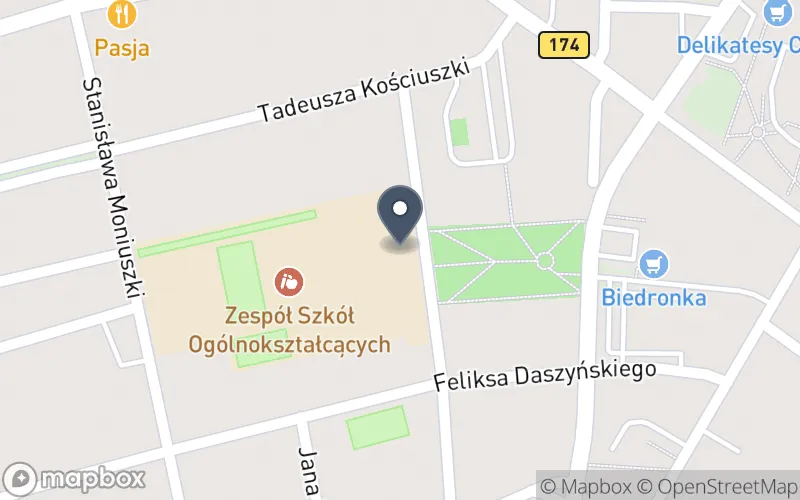Lokalizacja: Zespół Szkół Ogólnokształcących w Krzyżu Wielkopolskim