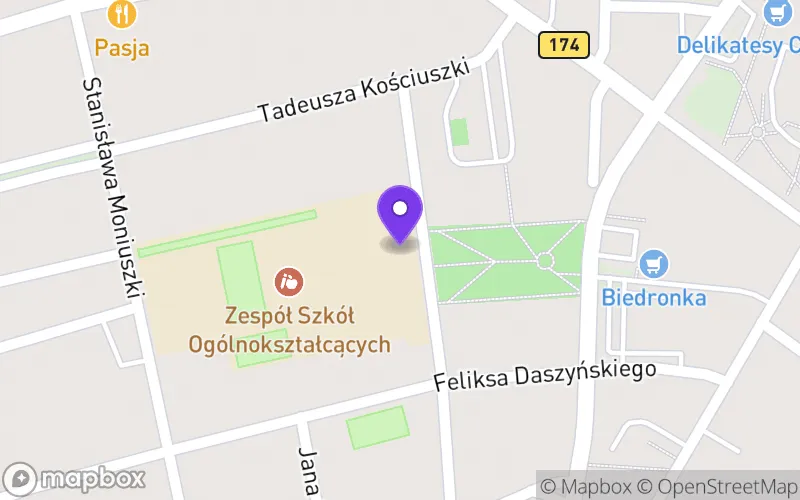 Lokalizacja: Liceum Ogólnokształcące w Krzyżu Wielkopolskim