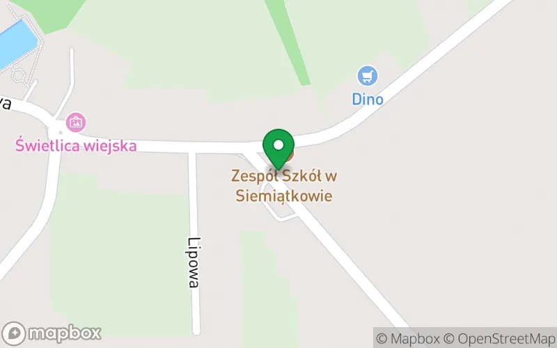 Lokalizacja: Przedszkole Samorządowe w Siemiątkowie
