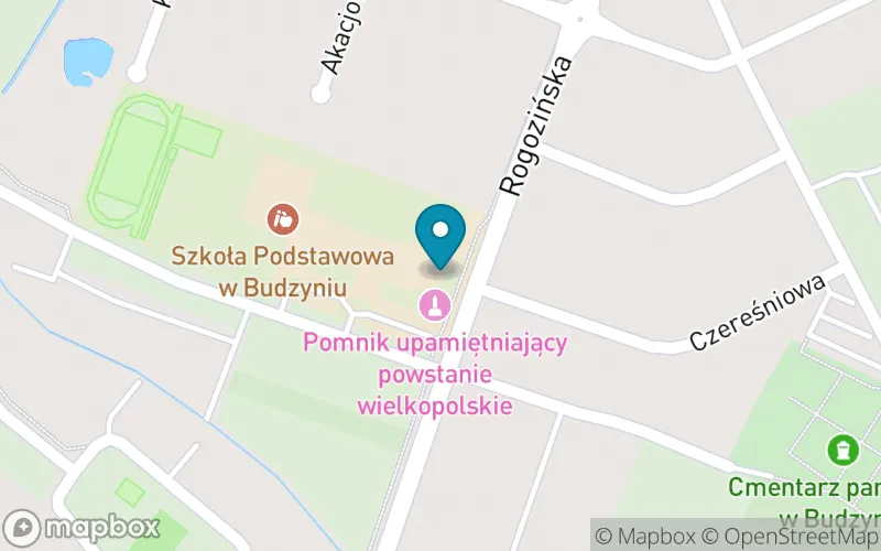 Lokalizacja: Szkoła Podstawowa im. Powstańców Wielkopolskich w Budzyniu