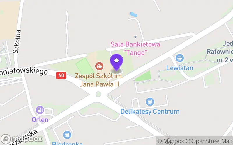 Lokalizacja: Branżowa Szkoła I Stopnia w Zespole Szkół w Różanie