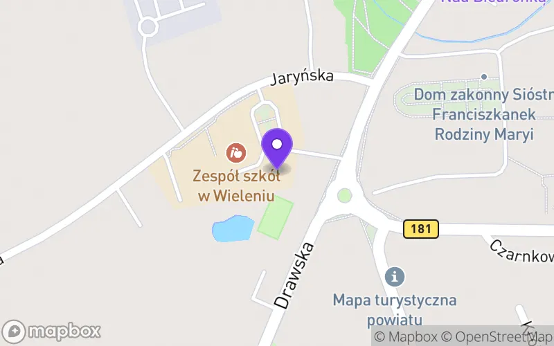 Lokalizacja: Liceum Ogólnokształcące im. Hetmana Stefana Czarnieckiego w Wieleniu