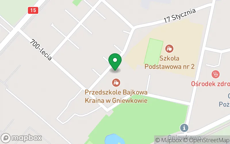 Lokalizacja: Przedszkole Bajkowa Kraina w Gniewkowie