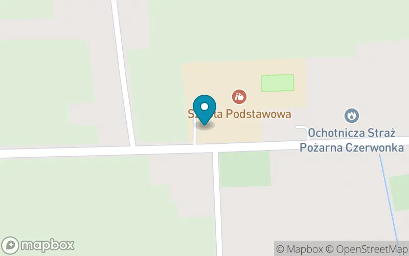 Lokalizacja: Szkoła Podstawowa im. Marii Konopnickiej w Czerwonce