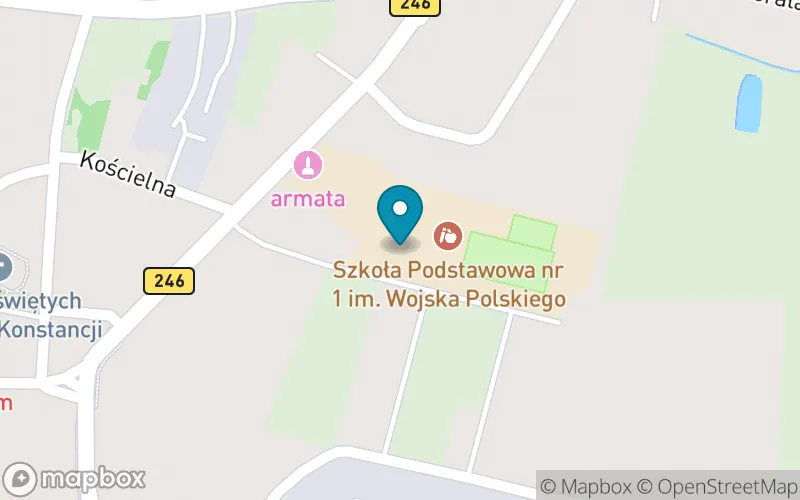 Lokalizacja: Szkoła Podstawowa nr 1 im. Wojska Polskiego w Gniewkowie