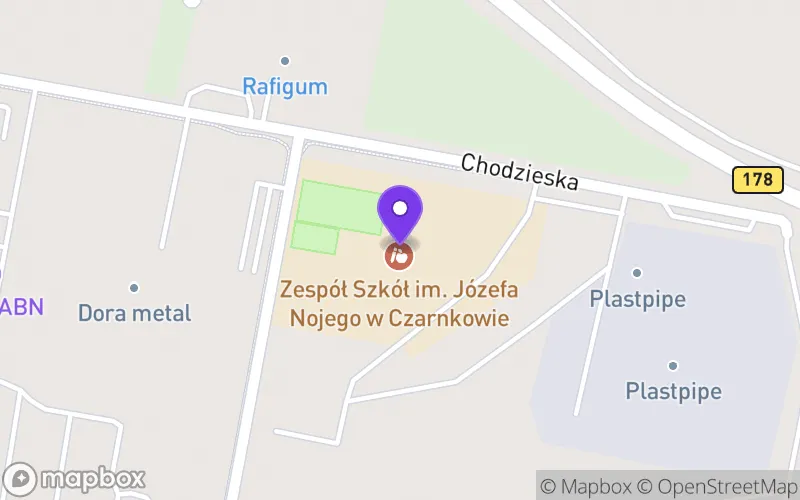 Lokalizacja: Branżowa Szkoła I Stopnia im. J. Nojego w Czarnkowie