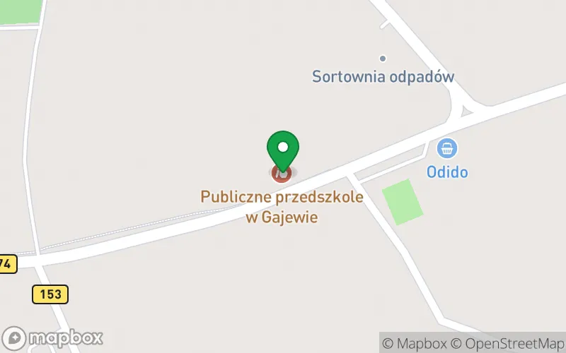 Lokalizacja: Punkt Przedszkolny w Gajewie