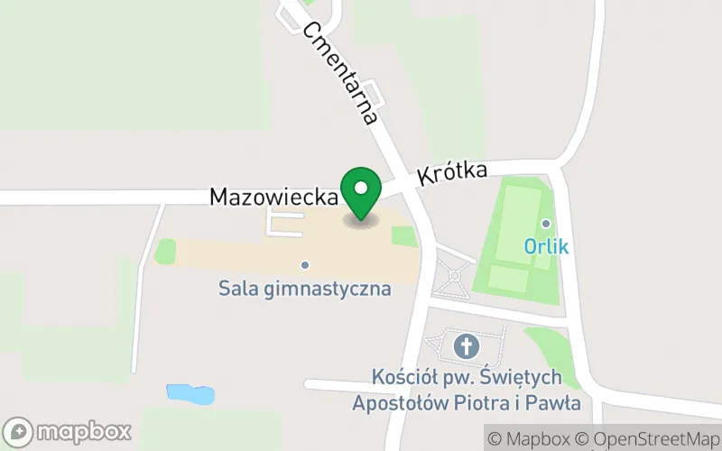 Lokalizacja: Przedszkole "Baśniowy Gaj" w Jabłoni Kościelnej