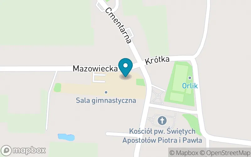 Lokalizacja: Szkoła Podstawowa im. Jana Pawła II w Jabłoni Kościelnej