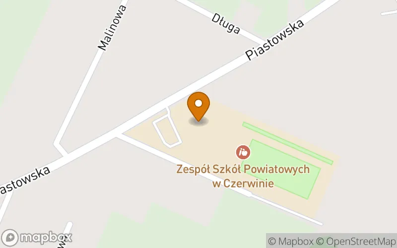 Lokalizacja: Szkoła Policealna w Czerwinie