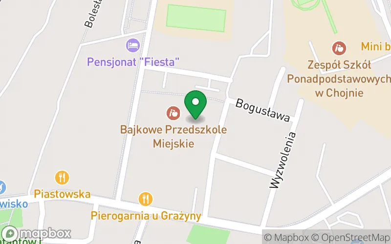 Lokalizacja: Bajkowe Przedszkole Miejskie w Chojnie