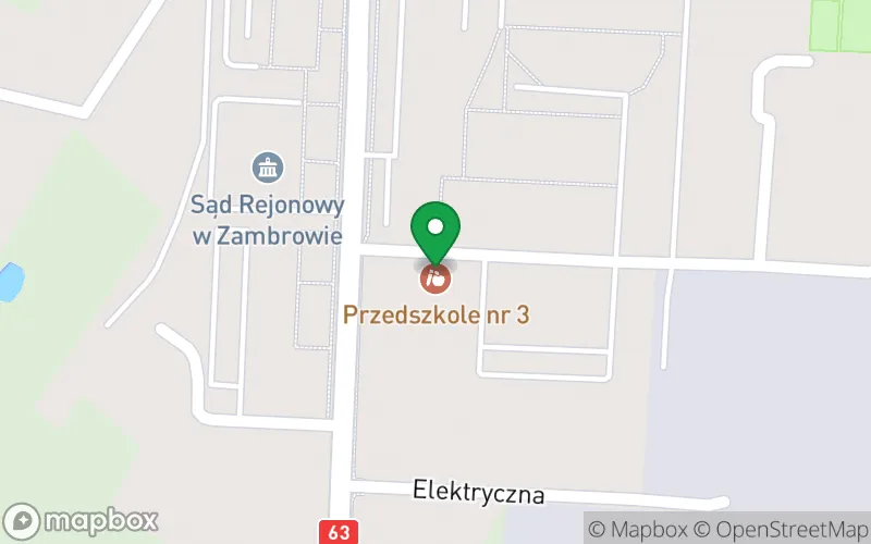 Lokalizacja: Miejskie Przedszkole nr 3 w Zambrowie