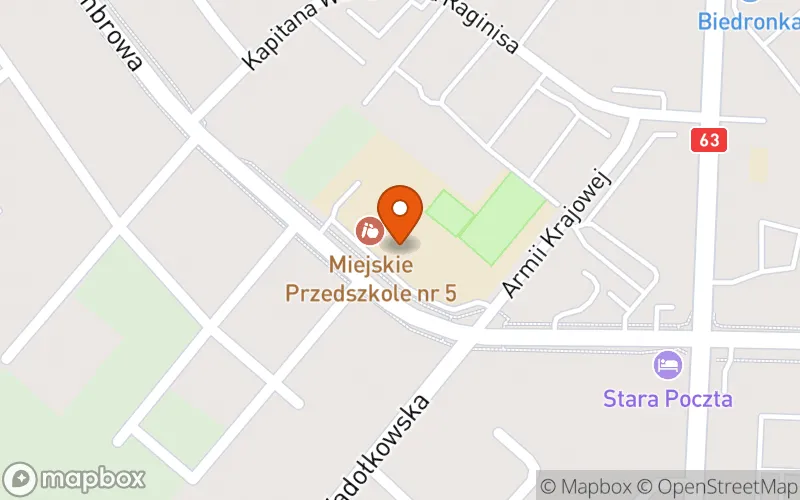Lokalizacja: Żłobek Miejski w Zambrowie