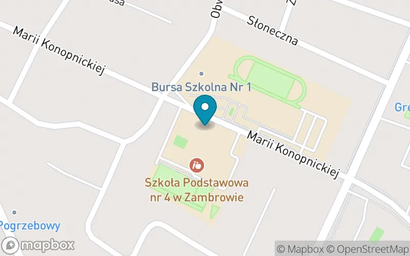 Lokalizacja: Szkoła Podstawowa nr 4 im. Władysława Broniewskiego w Zambrowie