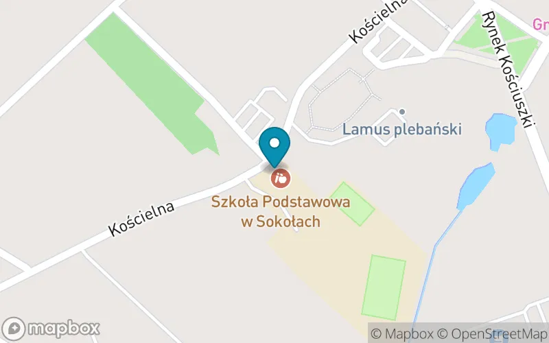 Lokalizacja: Szkoła Podstawowa im. Adama Mickiewicza w Sokołach