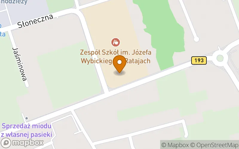 Lokalizacja: Szkoła Policealna w Ratajach