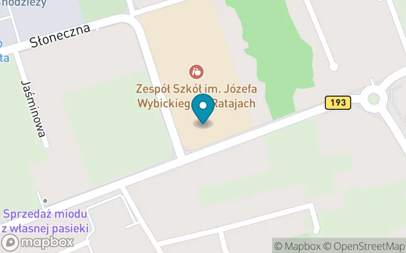 Lokalizacja: Szkoła Specjalna Przysposabiająca do Pracy w Ratajach