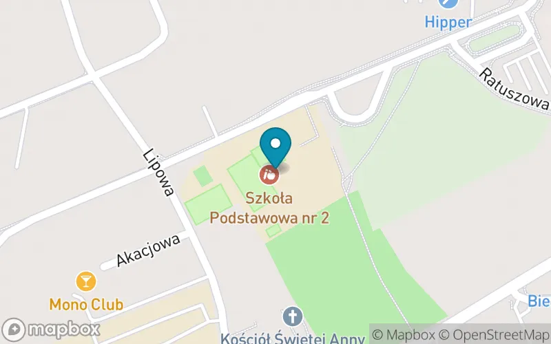 Lokalizacja: Szkoła Podstawowa nr 2 im. Władysława Broniewskiego w Szubinie