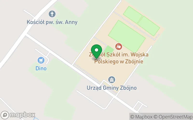 Lokalizacja: Przedszkole Publiczne w Zbójnie