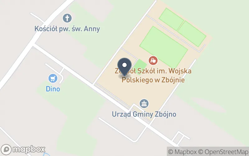 Lokalizacja: Zespół Szkół im. Wojska Polskiego w Zbójnie