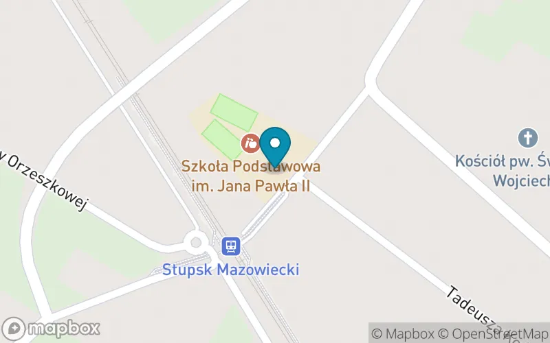 Lokalizacja: Szkoła Podstawowa im. Jana Pawła II w Stupsku