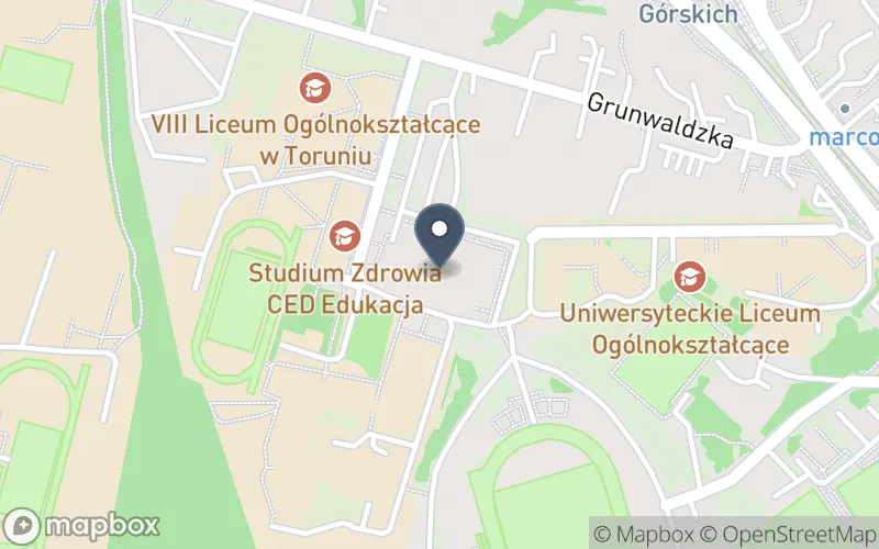 Lokalizacja: Zespół Szkół Przemysłu Spożywczego i VIII Liceum Ogólnokształcące w Toruniu