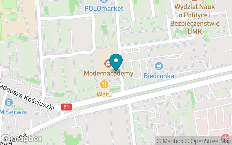 Lokalizacja: Prywatna Szkoła Podstawowa Nowoczesnych Technologii i Języków Obcych - Modern Academy