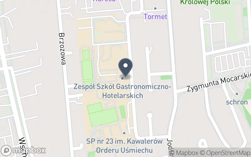 Lokalizacja: Zespół Szkół Gastronomiczno-Hotelarskich w Toruniu