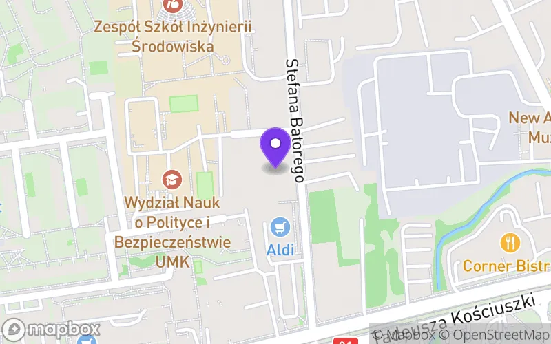 Lokalizacja: Branżowa Szkoła I Stopnia "Blok" w Toruniu