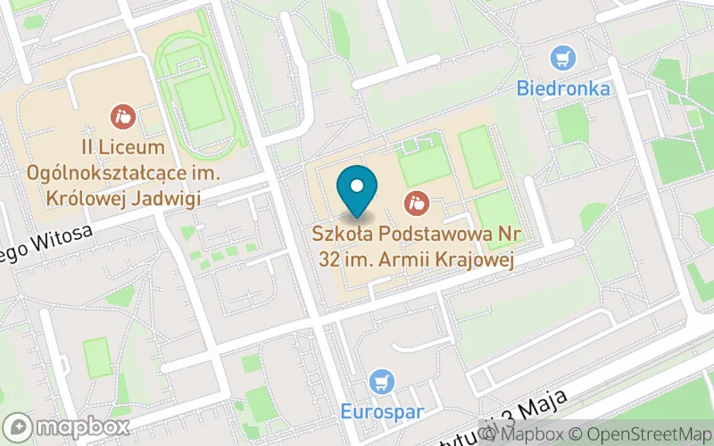 Lokalizacja: Szkoła Podstawowa nr 32 im. Armii Krajowej