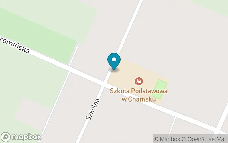 Lokalizacja: Szkoła Podstawowa w Chamsku