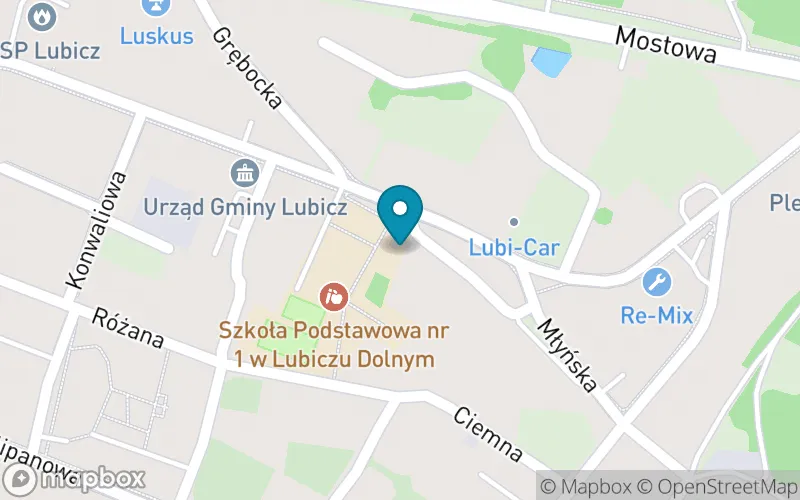 Lokalizacja: Szkoła Podstawowa w Lubiczu Dolnym im. Bł. Ks. Władysława Bukowińskiego