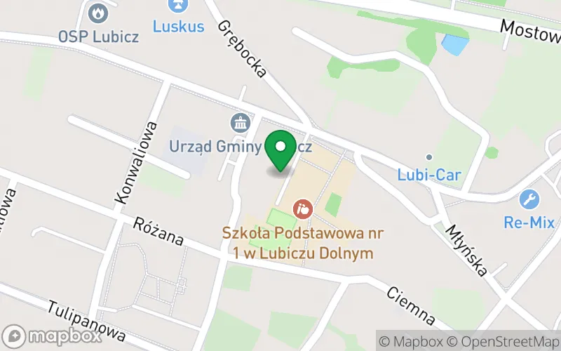 Lokalizacja: Niepubliczny Specjalny Punkt Przedszkolny "Żyrafa" w Lubiczu Dolnym