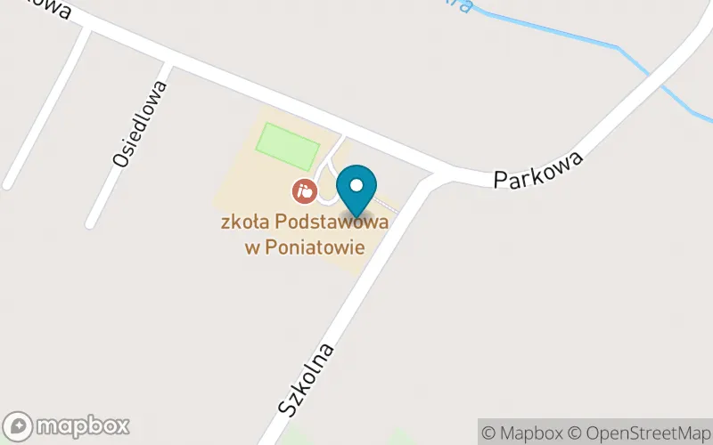 Lokalizacja: Szkoła Podstawowa w Poniatowie