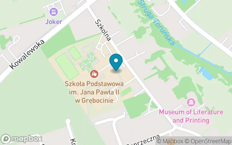 Lokalizacja: Szkoła Podstawowa im. Jana Pawła II w Grębocinie