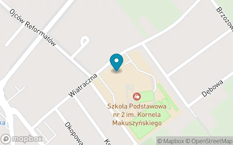 Lokalizacja: Szkoła Podstawowa nr 2 w Żurominie im. Kornela Makuszyńskiego