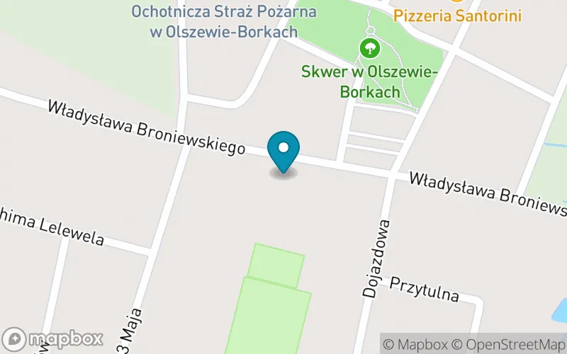 Lokalizacja: Szkoła Podstawowa im. Władysława Broniewskiego w Olszewie-Borkach