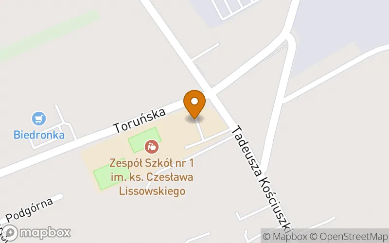 Lokalizacja: Szkoła Policealna nr 1 w Rypinie w Zespole Szkół nr 1 im. Ks. Czesława Lissowskiego w Rypinie