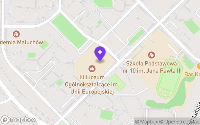 Lokalizacja: III Liceum Ogólnokształcące im. Unii Europejskiej